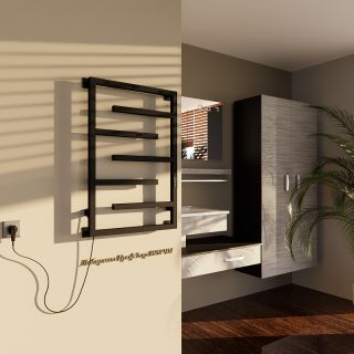 Электрический полотенцесушитель Altasan ЛабиринтПроф ЛабиринтПроф5кр8050ЧМ Черный муар 80х50